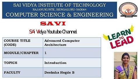 ACA Module 1. 2 Parallel Computer Models