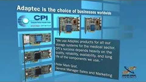 Adaptec (Data Protection Solutions) Promotional Video