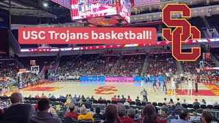 Khayle watches USC Trojans basketball!