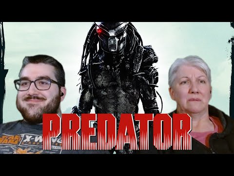 My Mom Watches PREDATOR (1987) | Movie Reaction | First Time Watching