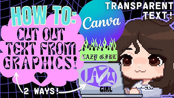 USE CANVA TO CUT OUT AND REMOVE TEXT FROM GRAPHIC IMAGE (MINUS FRONT)