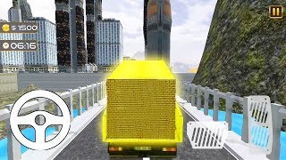 Gold Transporter Truck Driver 2019 : Uphill Driver | Truck Freestyle racing game | Truck Games 3d screenshot 1