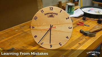 Making A Shop Clock & Learning From Mistakes