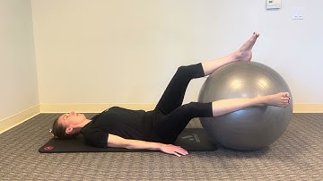 PF Supine Trunk Rotation on Ball