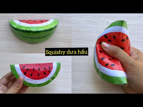 Video (447) Cách Làm Squishy Dưa Hấu Bằng Giấy - youtube