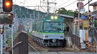 京阪 石山坂本線 600形 619-620編成 比叡山・びわ湖統一デザイン塗装 坂本比叡山口行き 617-618編成 検査明け 石山寺行き 京阪膳所 滋賀里 20240509