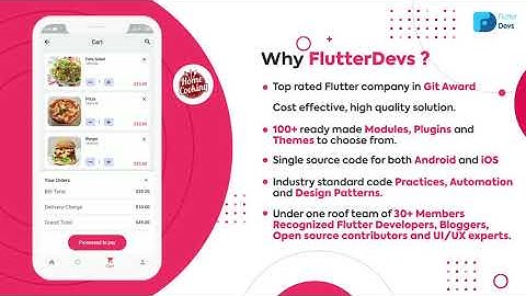 Flutter Food Delivery App