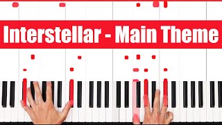 Interstellar Piano - How to Play Main Theme Interstellar Piano Tutorial! Resimi