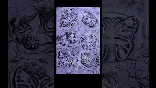 Easy Gelli Print Collage Sheet - #gelliprinting #collage #easy #junkjournals #butterflies #grunge