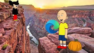 Caillou Kills Mickey Mouse With Microsoft Edgegrounded