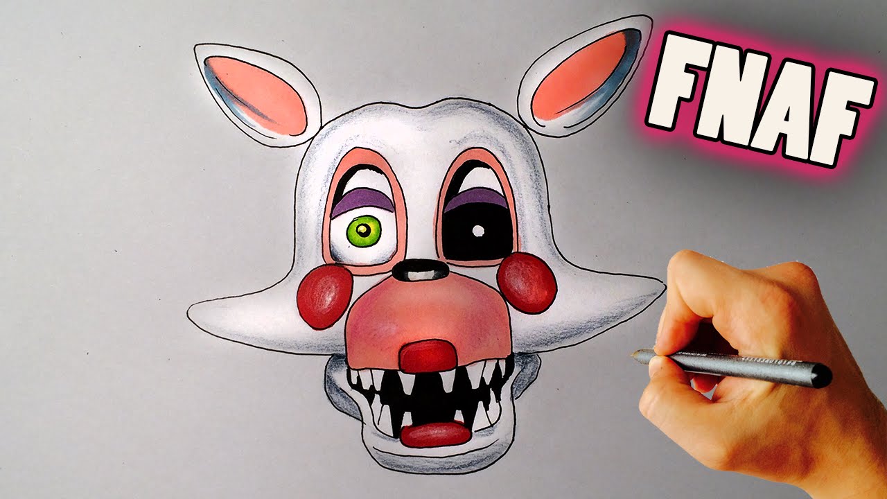 Mangle Original Fnaf How To Draw Youtube