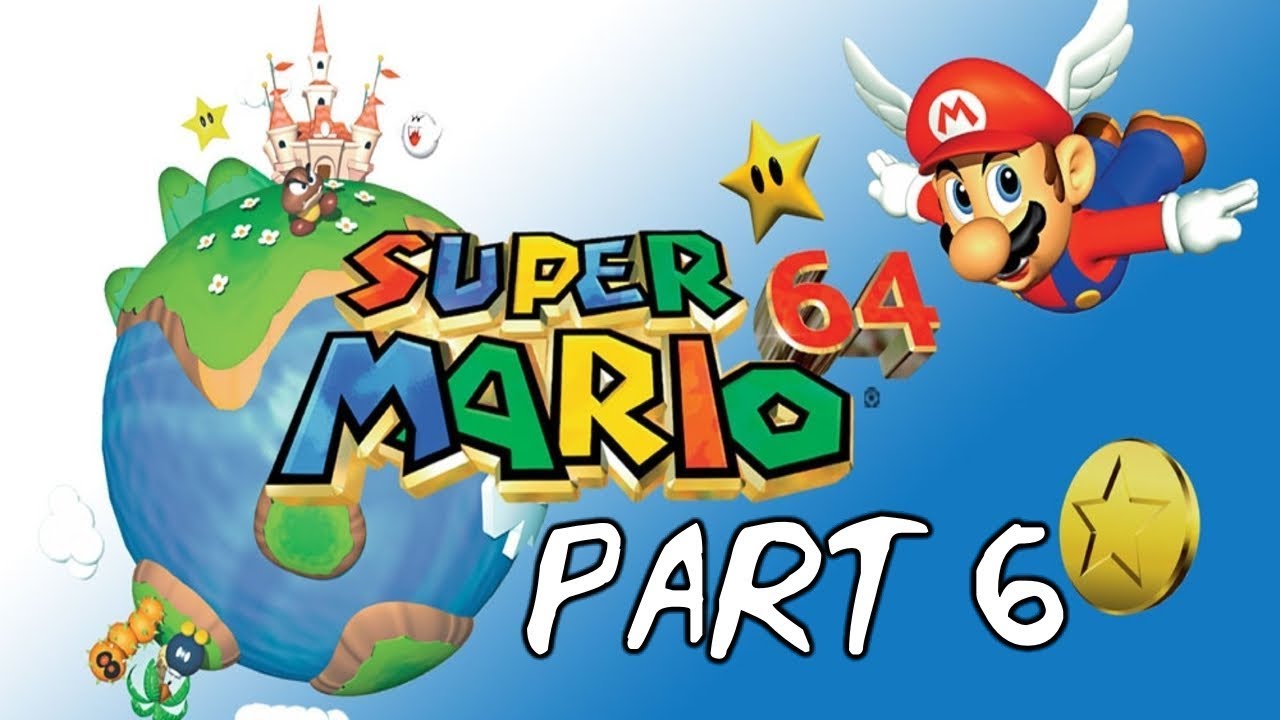 Super Mario 64 Part 6 - Hazy Maze Cave (Nintendo 64)