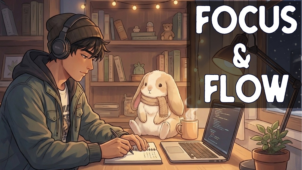 Peaceful Focus Flow 🌿 | Lo-Fi Music for Work & Study