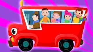 Колеса на автобусе | Автобусная песня | Wheels On The Bus