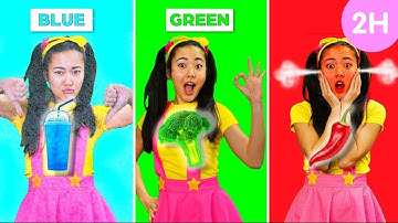 DIY Color Challenge for 24 Hours 🛠️ ✨ | Ellie Sparkles Show Compilation | WildBrain Zigzag