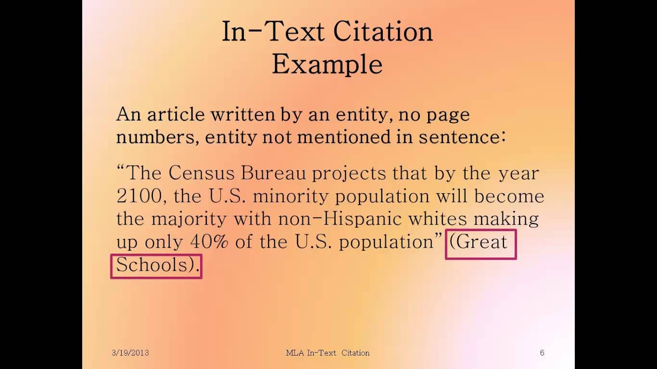 how to quote an article in an essay mla