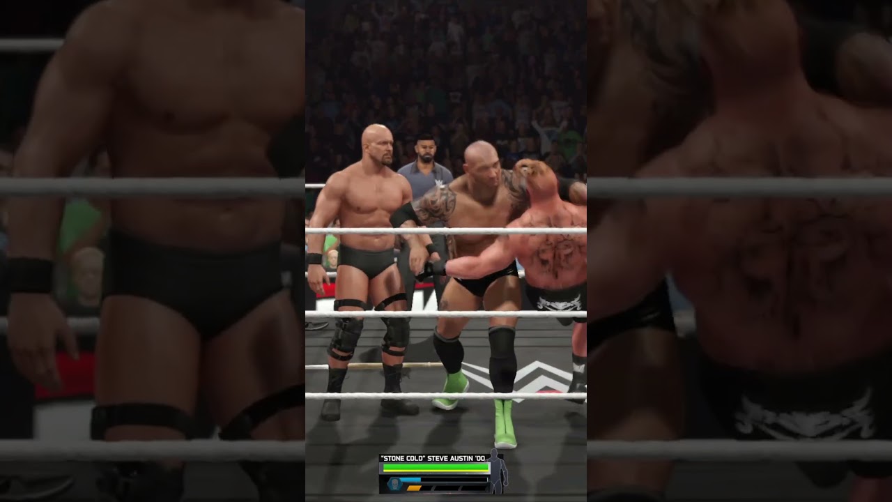 Батиста против Брока Леснара против «Стоун Колд» Стива Остина | Геймплей WWE 2K25 на ПК 🔥 