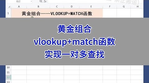 黄金组合：vlookup+match函数，实现一对多查找。#wps #excel