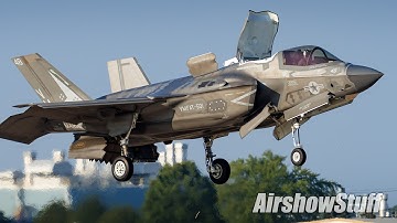 USMC F-35B Hovering and Aerobatics - EAA AirVenture Oshkosh 2025