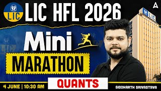 LIC HFL Quants 2026 | LIC HFL Quants Mini Marathon | By Siddharth Srivastava