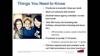 BSW Field Orientation for Field Instructors and Agency Mentors - First Practicum (SCWK 3300)