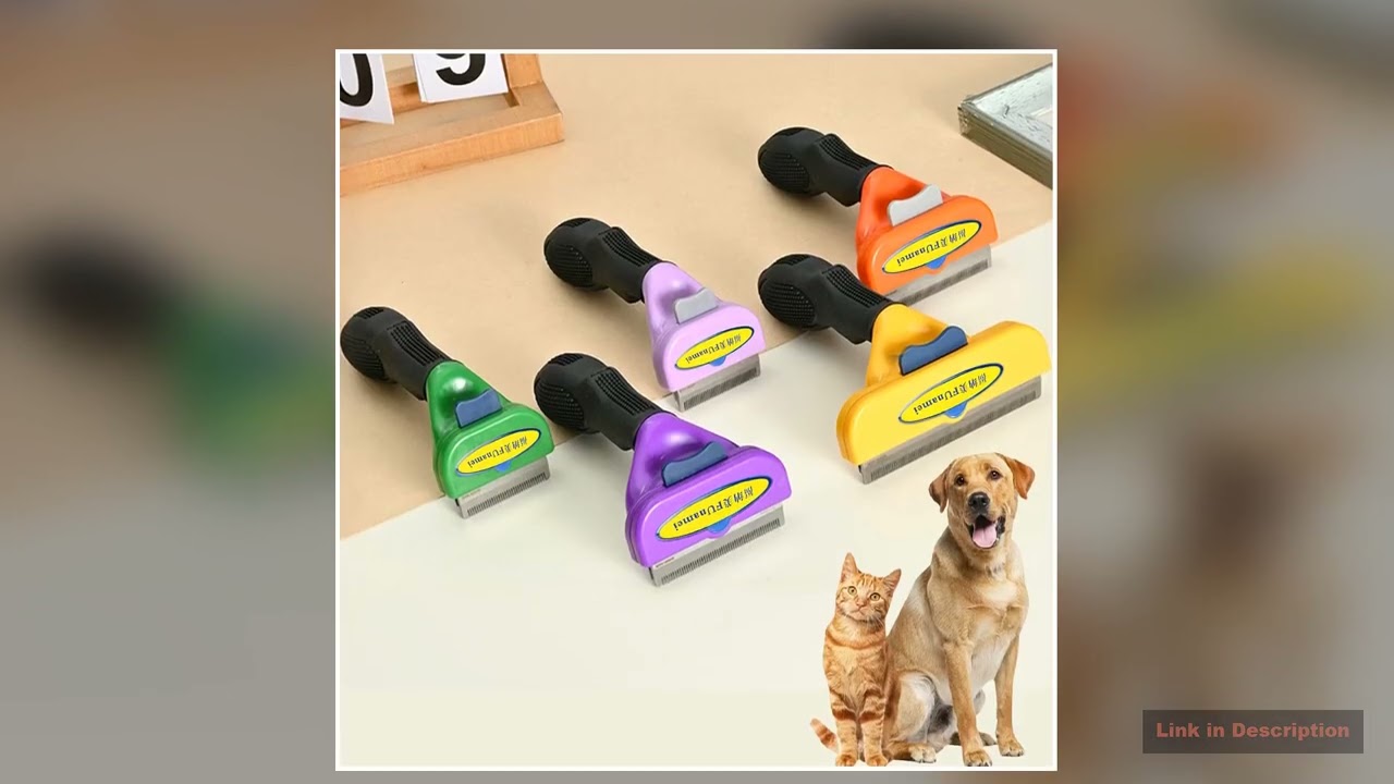 Dog Brush Grooming Accessories Pet Hair Knotting Remover Large Dogs Cat Short Long Hair Anti Lice