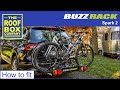 BUZZ RACK Spark 2 tow ball bike carrier - How to fit