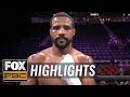 Andre Dirrell TKO's Chris Brooker in-ring return, calls out Badou Jack | HIGHLIGHTS | PBC ON FOX