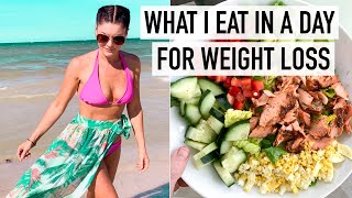 FULL DAY OF EATING FOR WEIGHT LOSS | Realistic & EASY Meal Ideas (carbcycling)