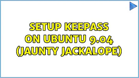Setup KeePass on Ubuntu 9.04 (Jaunty Jackalope)