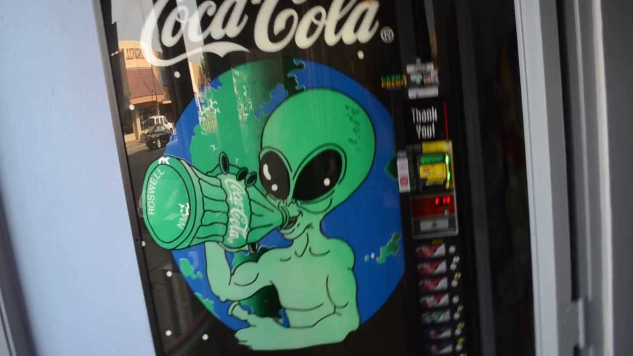 Alien vending machine found in Roswell YouTube