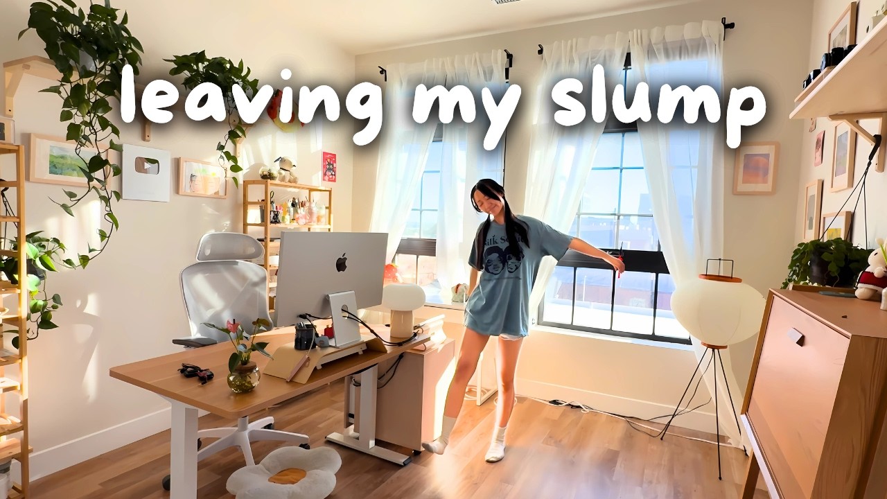 GETTING OUT OF A RUT ✿ Spring Cleaning, Ceramics, Self-care! | Total reset to recover from burnout