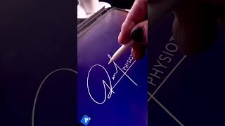 Watch Me Create a Handmade Signature Logo for a Physiotherapist - Handmade Signature Logo Design