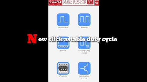 How to generate #pwm with 555 timer by using #Android app. #overallelectronics