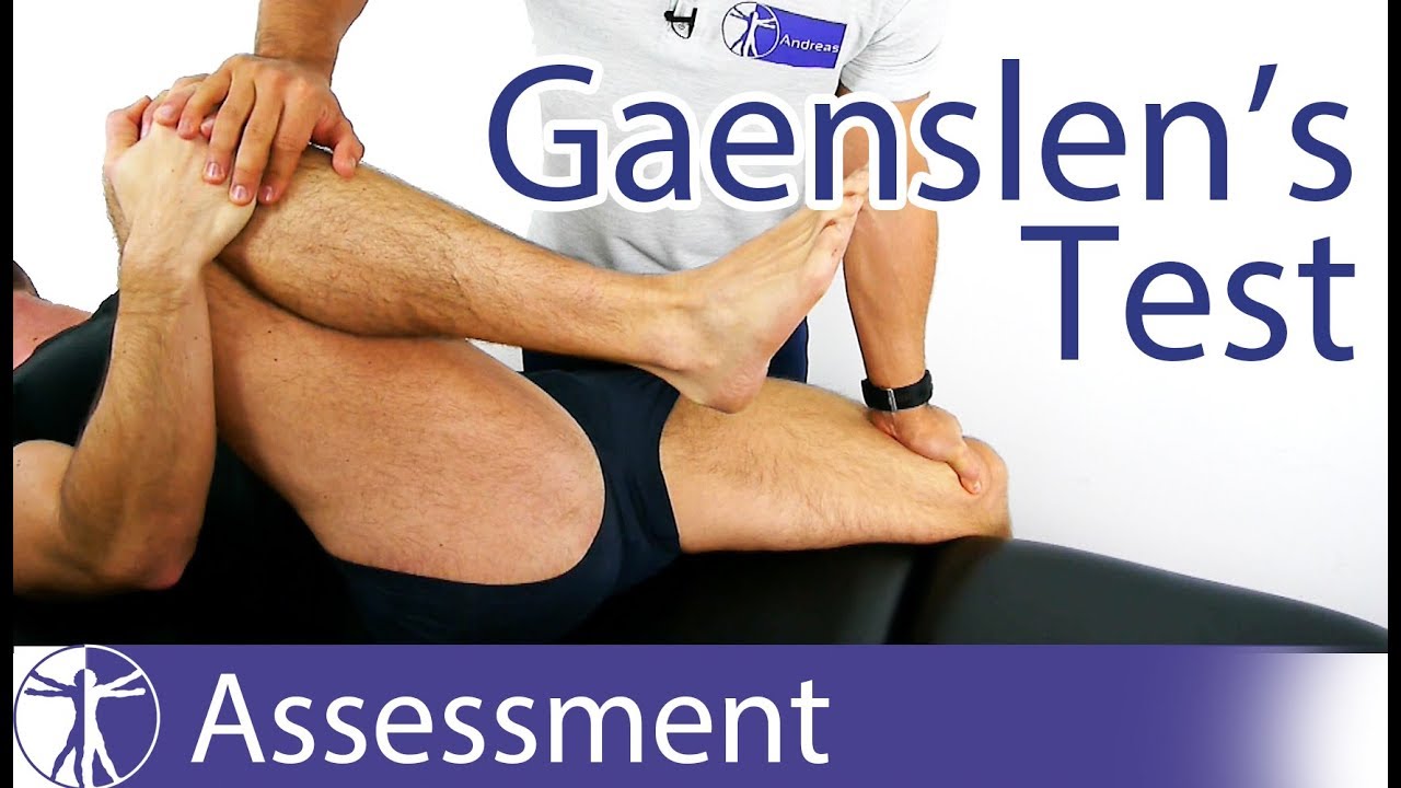 Gaenslen's Test | Sacroiliac Joint - YouTube