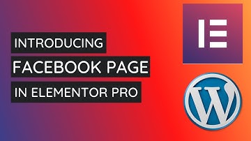 How to Add Facebook Page in WordPress/Elementor Pro | Elementor Pro Tutorial - 2021