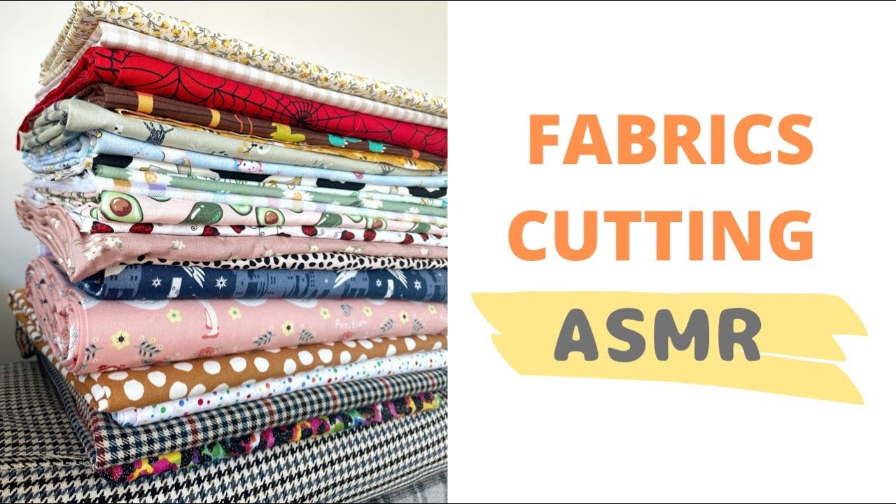 ASMR fabric cutting | Studio vlog | Small business