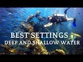 BEST GoPro settings for filming UNDERWATER