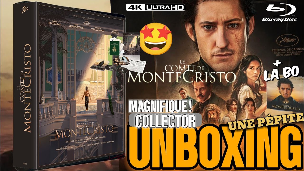 🎩UNBOXING COFFRET du COMTE DE MONTE CRISTO | 4k UltraHD / Blu-ray