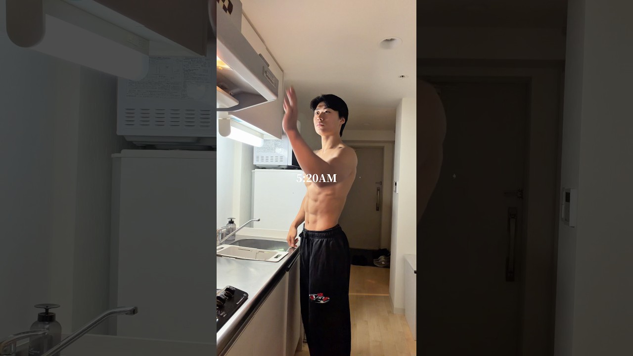 23歳社会人の休日モーニングルーティン☀️#vlog #asmr #fitness #モーニングルーティン #morningroutine