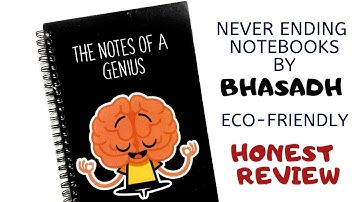 NEVER-ENDING notebooks by Bhasadh || HONEST FULL REVIEW VIDEO || ECO-FRIENDLY || Timtimahat