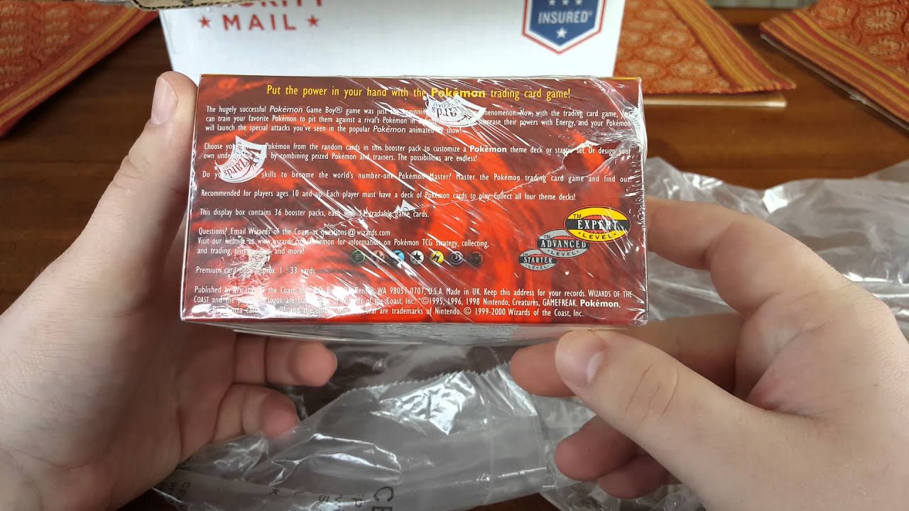 Pokemon 1999-2000 Base Set Booster Box!! From the UK!!