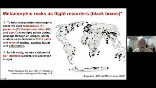 Secular change in metamorphism tracks the emergence and evolution of plate... - Dr. Michael Brown