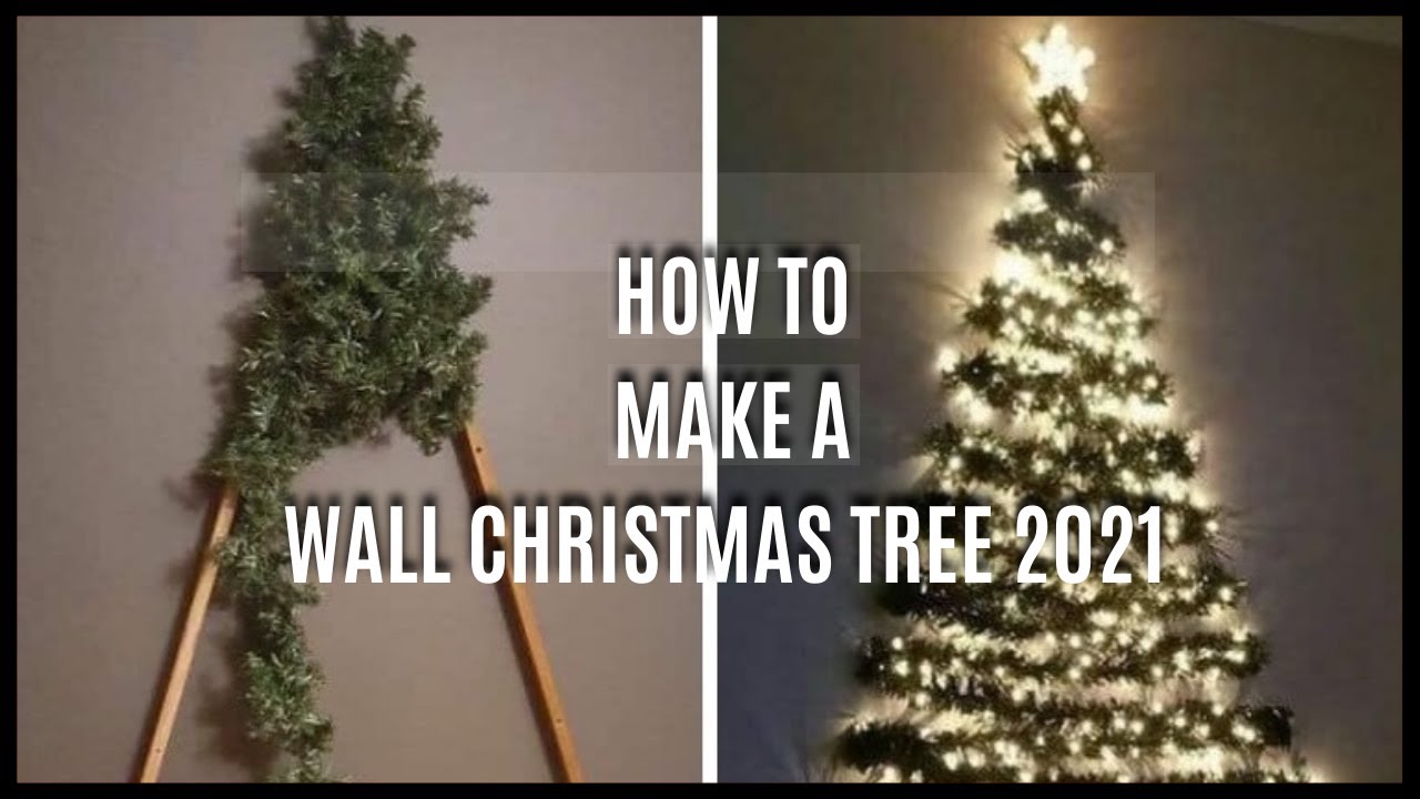 wall mounted christmas tree