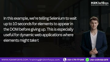 Purpose of the implicitlyWait method in Selenium