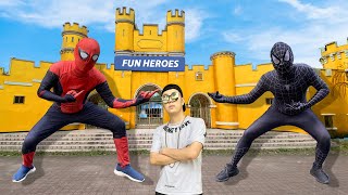 SPIDER-MAN vs VENOM In Real Life | Superheroes In Real Life