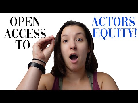 OPEN ACCESS TO ACTORS EQUITY!