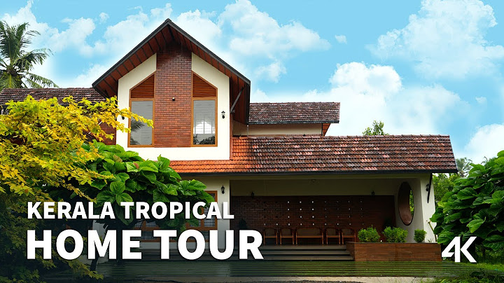 മഴ ആസ്വദിക്കാം! ട്രോപ്പിക്കൽ ഡിസൈനിൽ ഒരു കിടിലൻ വീട് | Kerala Tropical Design Home Tour