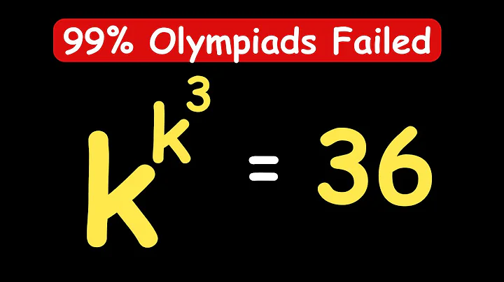 GERMANY OLYMPIADS || How to Solve for k? || k = ? #maths