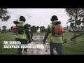 ECHO tools backpack brushcutters in action. See what features and advantages make them special.